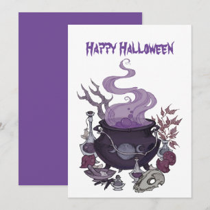 Halloween Witch Brew Inbjudningar