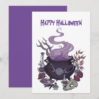 Halloween Witch Brew Inbjudningar
