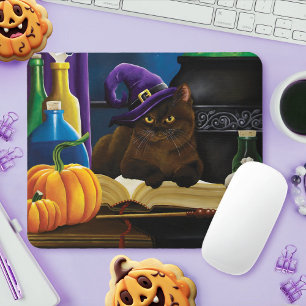 Halloween Witch Cat Lila Magic Musmatta