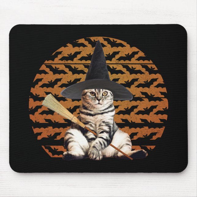 Halloween Witch Cat Musmatta (Framsidan)