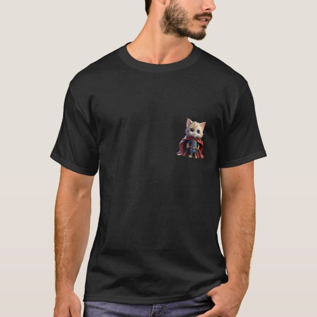 Halloween Witch Cat T-Shirt (Framsida)