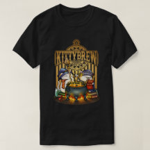 Halloween Witch Cats Kattunge Brew