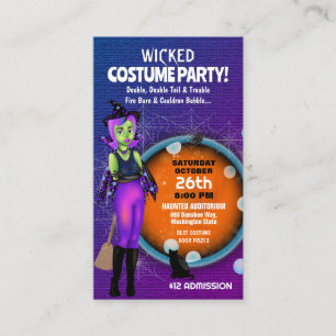 Halloween Witch Cauldron-inträdet Biljett