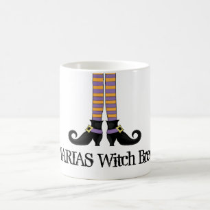 Halloween Witch Cute Simple Whimsical Shoes Kaffemugg