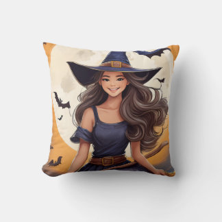 Halloween Witch Dekorativ kudde