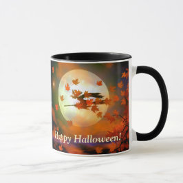 Halloween Witch Flight Mugg