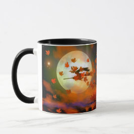 Halloween Witch Flight Mugg