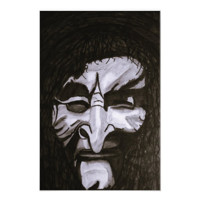 HALLOWEEN WITCH GE, EVIL ÖGA FOTOTRYCK (Framsidan)