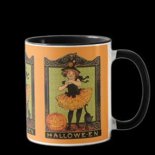Halloween Witch Girl Mugg