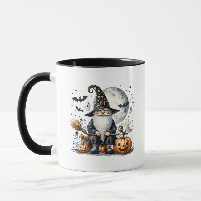 Halloween Witch Gnome Mugg (Vänster)