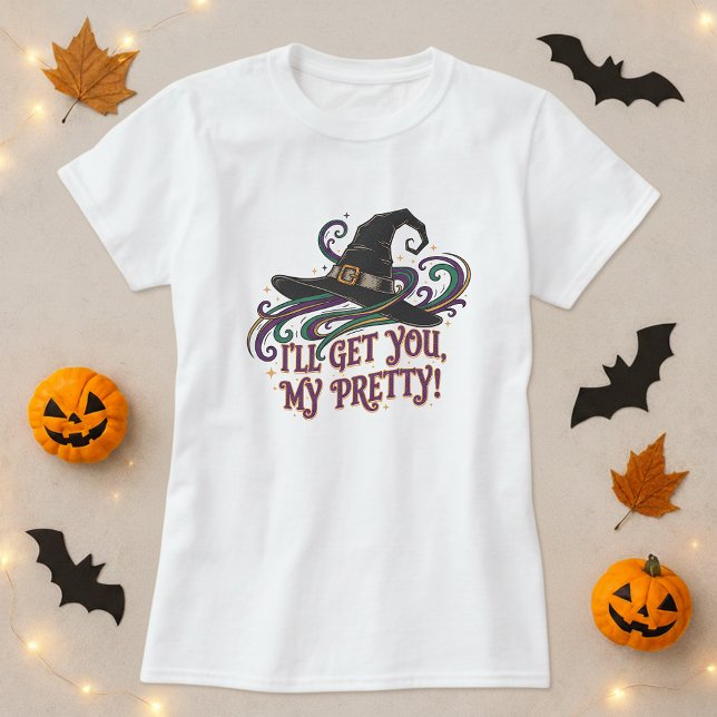 Halloween Witch Hat Magic Jag ska ge dig min Söt T Shirt (Skapare uppladdad)