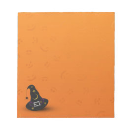 Halloween Witch Hat med Spider Anteckningsblock