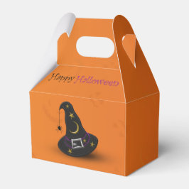 Halloween Witch Hat med Spider Presentaskar