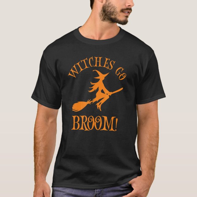 Halloween Witch-idéer varför jag kan köra T Shirt (Framsida)