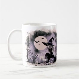 Halloween Witch Illustration Kaffemugg