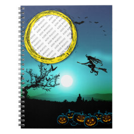 Halloween Witch, Jack o'Lanternor, Photo Ram Anteckningsbok