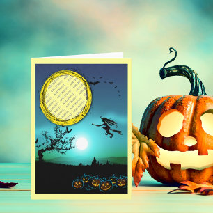 Halloween Witch, Jack o'Lanternor, Photo Ram Kort