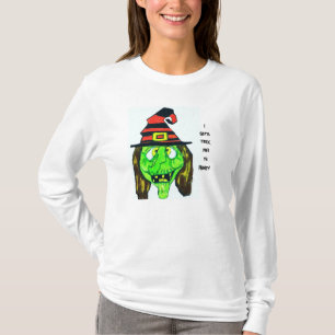 HALLOWEEN WITCH, JAG HAR EN TRICK T SHIRT