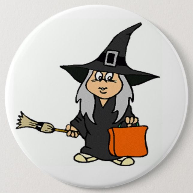 HALLOWEEN WITCH KNAPP (Framsida)