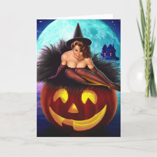 Halloween Witch Kort