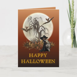 Halloween Witch Kort