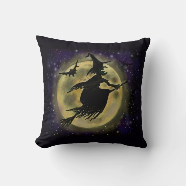 Halloween Witch Kudde (Framsida)