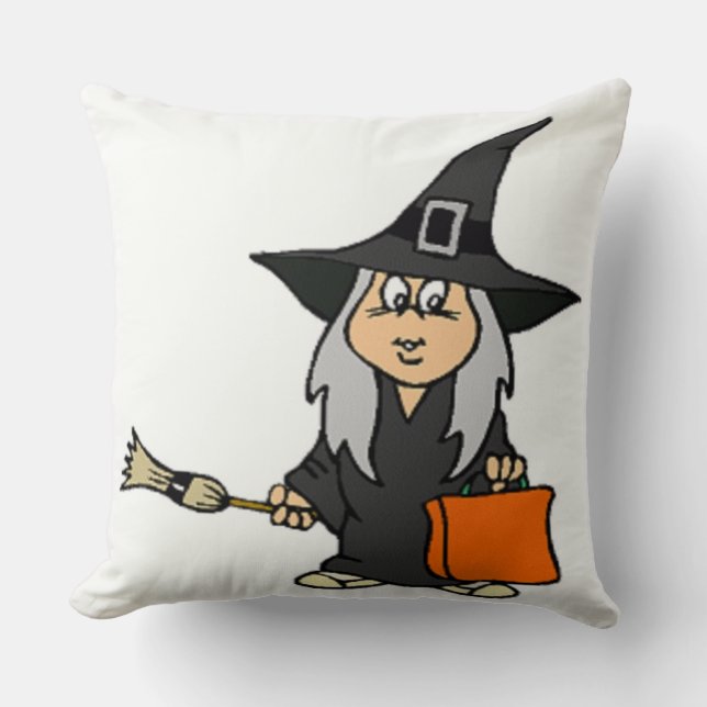 HALLOWEEN WITCH KUDDE (Framsida)