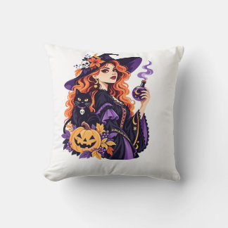 Halloween witch kudde