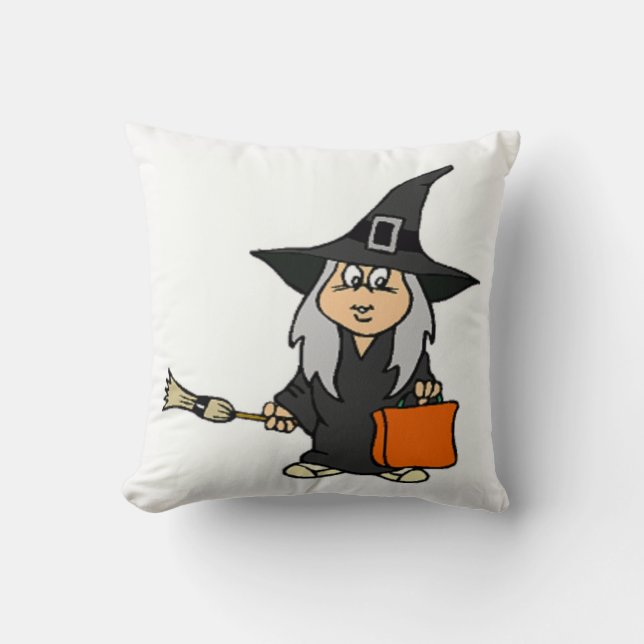 HALLOWEEN WITCH KUDDE (Framsida)