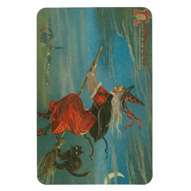 Halloween Witch Magnet (Vertikal)