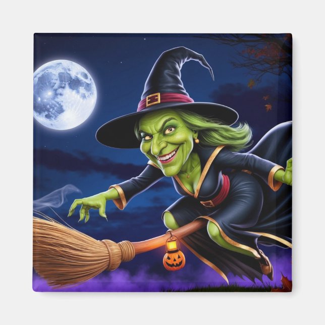 Halloween/Witch Magnet (Framsidan)