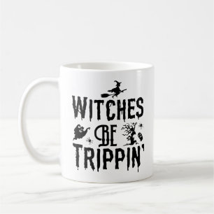 Halloween Witch Modern Womens Spooky Kaffemugg