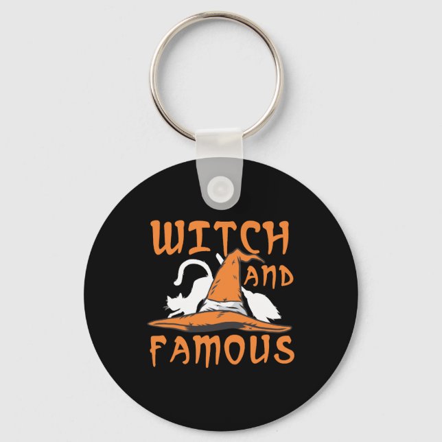 Halloween Witch Nyckelring (Framsida)