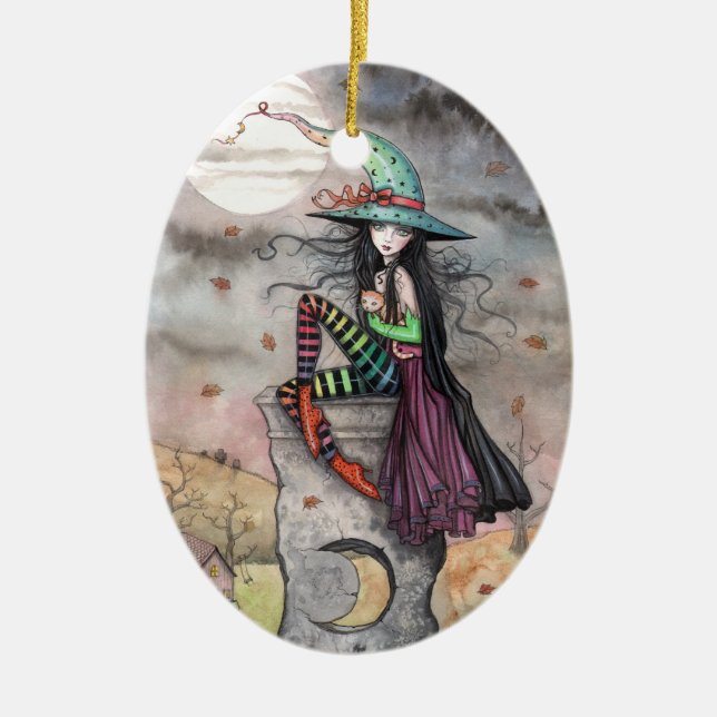 Halloween Witch Ornament Enchanted oktober (Framsidan)