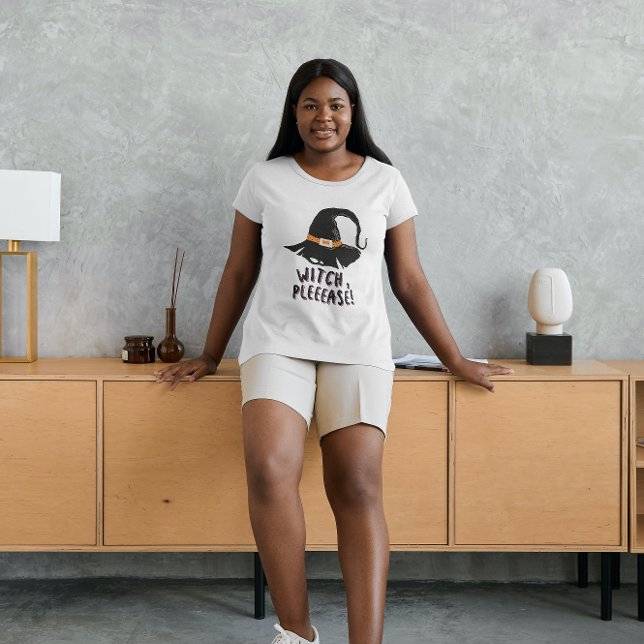 HALLOWEEN WITCH PLEASE FUNNY| WITCHCRAFT SPÅDOMARS T SHIRT (Skapare uppladdad)