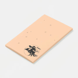 Halloween Witch Post-it Block