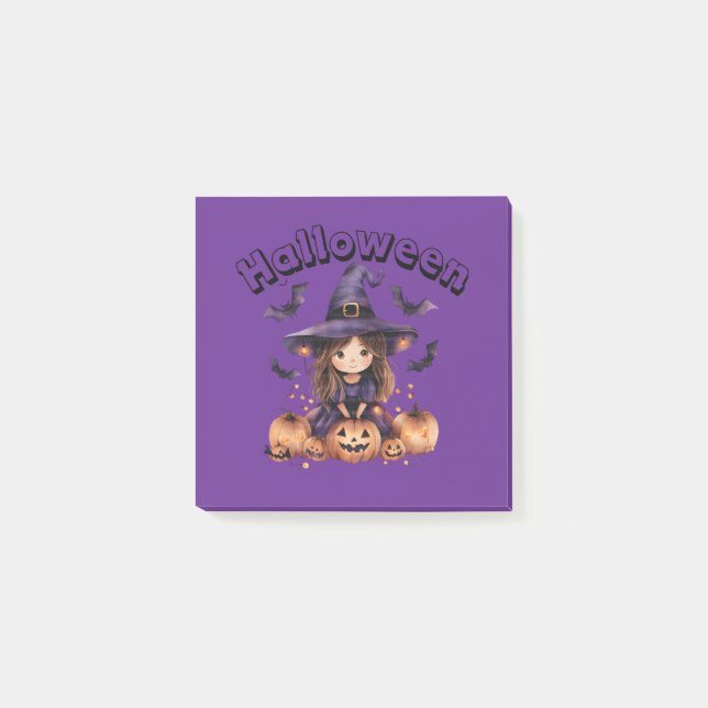 Halloween Witch Post-it Notes (Framsida)