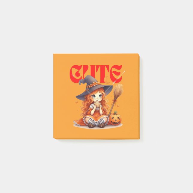 Halloween Witch Post-it Notes (Framsida)