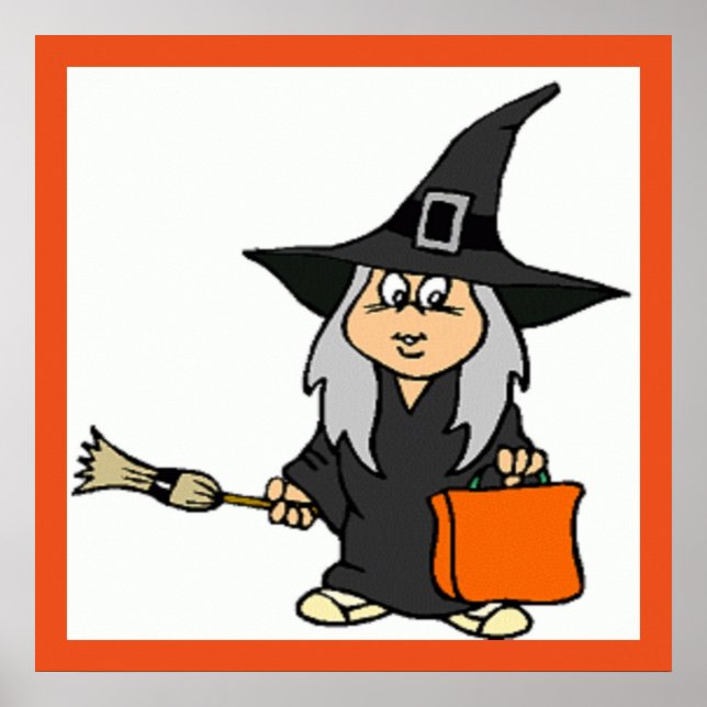 HALLOWEEN WITCH POSTER (Framsidan)