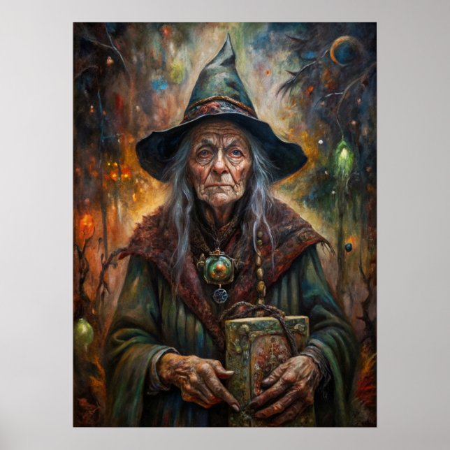 Halloween Witch Poster (Framsidan)