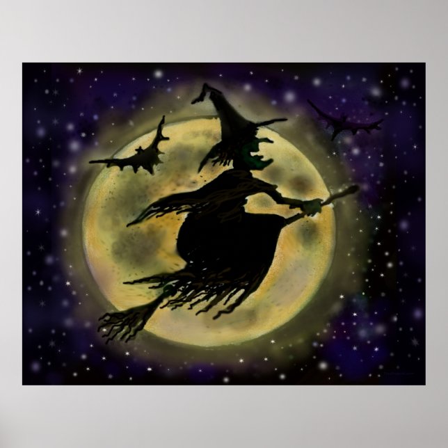 Halloween Witch Poster (Framsidan)