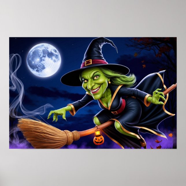 Halloween/Witch Poster (Framsidan)
