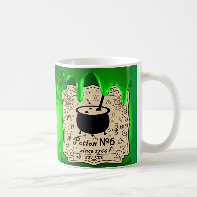 Halloween Witch Potion Coffee Mugg, Kopp (Höger)