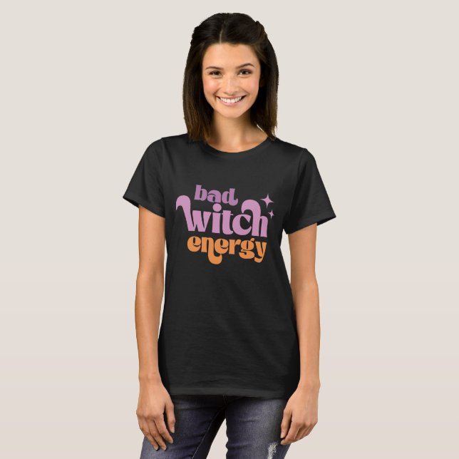 Halloween Witch Quote T Shirt (Hel framsida)