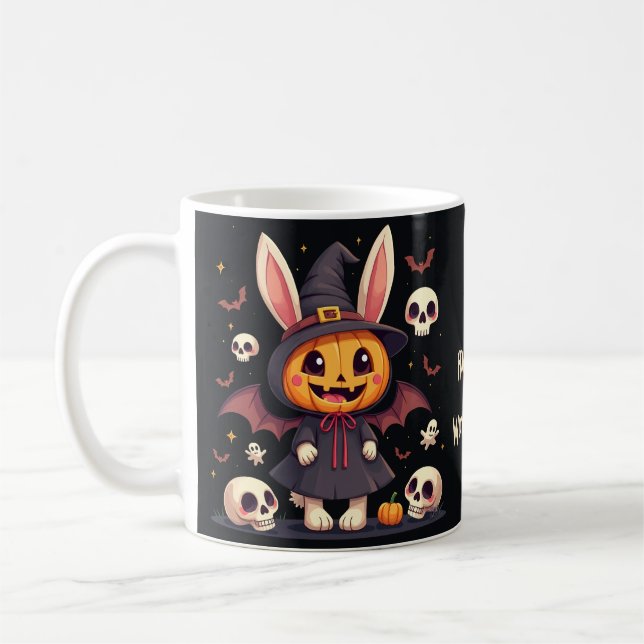 Halloween Witch Rabbit Mugg (Vänster)