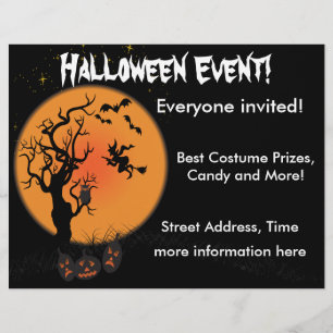 Halloween Witch Reklamblad