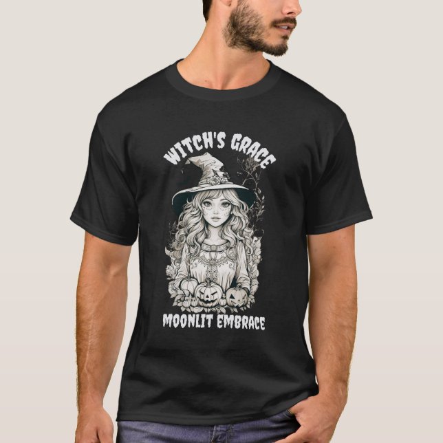 Halloween Witch Shirt | Unisex Fall Shirts T (Framsida)