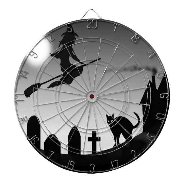HALLOWEEN WITCH SILHOUETTE PILTAVLA (Framsidan)