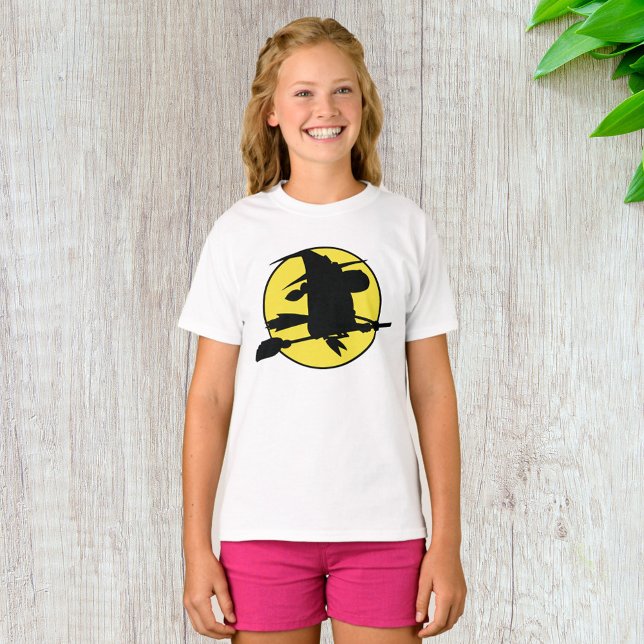 Halloween Witch Silhouette T Shirt (Skapare uppladdad)