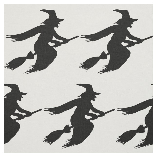 Halloween Witch Silhouette Tyg (Provkarta)